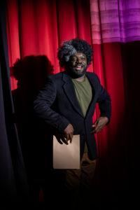 Gerrad Alex Taylor in Perisphere’s production of I Know How To Curse: a re-blackening of shakespeare. Photos Courtesy of Kiirstn Pagan.