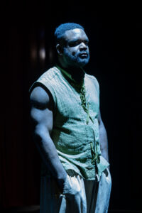 Gerrad Alex Taylor in Perisphere’s production of I Know How To Curse: a re-blackening of shakespeare. Photos Courtesy of Kiirstn Pagan.