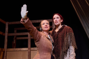 Lizzi Albert as Henrietta Leavitt and Madeline Marie as Margaret Leavitt
