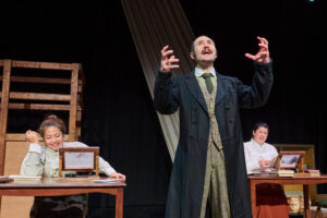 Rocelyn Frisco as Annie Cannon and Hanlon Smith-Dorsey as Peter Shaw and Martina Schabron as Williamina Fleming